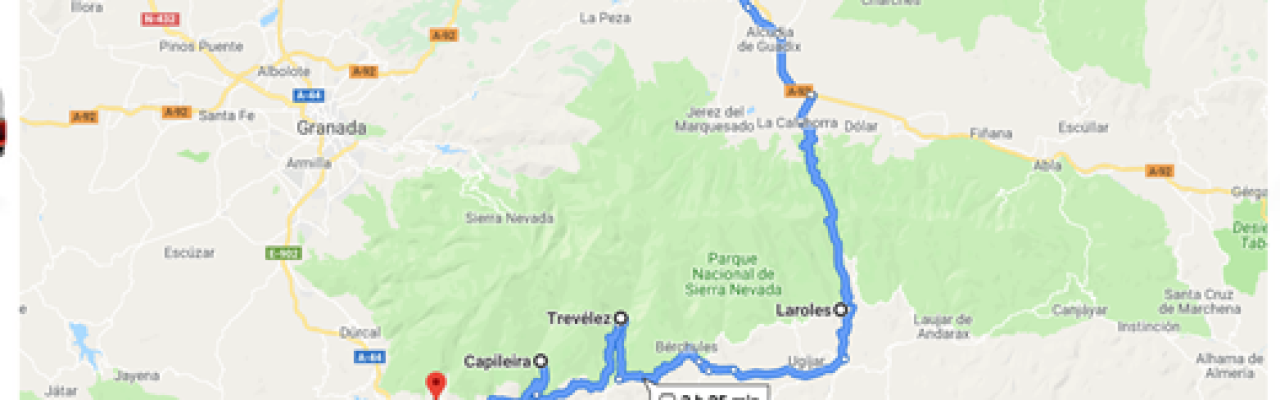 ANDALUCÍA SIERRA NEVADA DE GUADIX A LANJARÓN